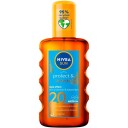 Nivea Protect & Bronze Solkrem Spray med SPF 20 og Fuktighetsgivende Egenskaper 200 ml