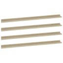  Vegghyller 4 stk sonoma eik 115x9x3 cm 8720286417898