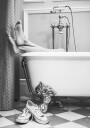 Urban Girl Bath Plakat Plakat / 30x40cm