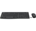 Logitech MK295 Silent Wireless Combo - Graphite - UK - Tastatur & Mussett - Engelsk - Svart