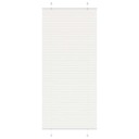  plisségardin Hvit 100x200 cm Stoff Bredde 99,4 Polyester
