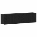 vidaXL TV skap 2 stk svart eik 160x30x41 cm konstruert tre