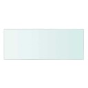 vidaXL Hyllepanel klart glass 40x15 cm
