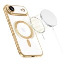 Tech Protect MagFlex deksel for iPhone 17 Air - MagSafe kompatibel - Klar/Gull