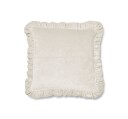 Frilled putetrekk off white