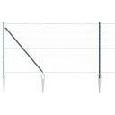  Gjerde med innlegg. grønn 1 x 100 m PVC belagt stål