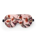 Fan Palm Sleeping Eye Mask 100% Mulberry Silk Rose Hibiscus