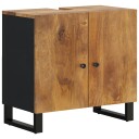vidaXL Servantskap 62x33x58 cm heltre mango og konstruert tre