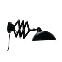 Dyberg Larsen Futura Vegglampe M. Foldearm Matt Sort/Hvit