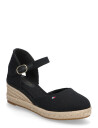 Tommy Hilfiger Mid Wedge Espad Closed Toe - Black - 40