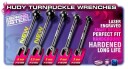 Hudy 181060 Spring Steel Turnbuckle Wrench 6mm