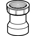 Geberit 32 mm x 1,1/4" Koblingsstykke Svart PEH