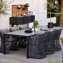 Cane line Pure/Basket Spisegruppe