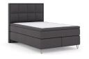 Select No 6 Komplett Sengepakke 140x200 Fast/Medium Watergel Mørkegrå/V formede Metallben