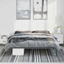 vidaXL Sengeramme i metall svart 183x213 cm