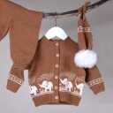 Bluum Strikkesett Babysett Elefantene bader garnpakke i Soft Merino Ull