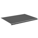 vidaXL Erstatningsduk for markise antrasitt 5x3,5 m
