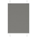  plisségardin antrasitt 95x100 cm Stoff Bredde 94,4 Polyester