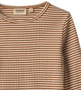 Wheat Genser   Rib   Rise   Varm hasselnøttebrun Stripe   Wheat   10 år (140)   Genser Hvit
