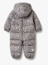 Wheat Edem Baby Vinterdress Dark Charcoal Flowers 0 3 md.