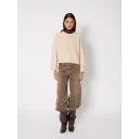 Berenice Dame Jeans Brun L,