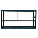 Terrarium svart eller aluminium, flere størrelser - Rosa - 110 liter-65x34x50cm inkl.Led