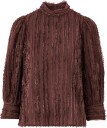 Ellos Collection   Bluse med puffermer   Brun