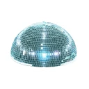 EuroLite Halv Speilkule 20cm