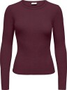 JDY Jdylucky L/S O Neck New Top Jrs Noos   WINETASTING   XL