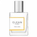 Clean Classic Fresh Linens Eau de Parfum Unisex 30ml Spray med veganske ingredienser
