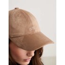 AimN Aim'n Small Logo Suede Cap Dame Espresso Suede OS