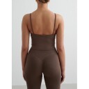 Aim'n   Topp Shape Seamless Strap Singlet   Brun