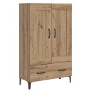 vidaXL Høyskap Artisan eik 70 x 31 x 115 cm Konstruert tre
