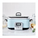 Slowcooker 6 liter 48 x 34 cm Rustfritt Stål Blue Haze