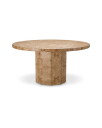 Kingsgrove spisebord light brown mappa burl
