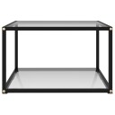 vidaXL Salongbord gjennomsiktig 60x60x35 cm herdet glass