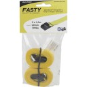 Fasty 156 Spennreim 2-pakning, All-pack Gul, 1000 mm, Verksted & bil