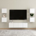 vidaXL Nattbord 2 stk hvit 30,5x30x30 cm sponplate
