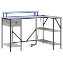  Skrivebord Grå sonoma 120 x 79 x 86.5 cm Konstruert tre