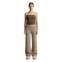 Americandreams Dame Topper Brun M,