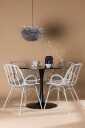Venture Home   Spisegruppe Glade med 4 stk stoler Dyrön   Svart