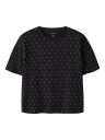 Name It Black Nkfruaja Ss Nreg Topp Noos 116