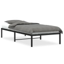 vidaXL Sengeramme i metall svart 90x190 cm 8721012304505