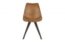 WOOOD Sett med 2 swen spisestol cognac