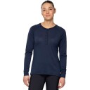 Bergans Women's Lysebu Wool Henley Navy Blue M