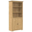 vidaXL Bokhylle BODO Honning brun 82 x 40 x 173 cm Konstruert tre