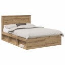  Sengestamme Kunstnerisk Eik 140 x 190 cm Massiv furu