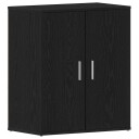  Sko skap i svart eik 60x35x70 cm laget av konstruert tre