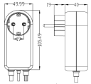 Waterguard+ Strømadapter 24V DC/230V AC Linkbox+ og magnetiske solenoidventiler