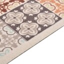 vidaXL Kjøkkenteppe vaskbart mosaikk farge 45x150 cm